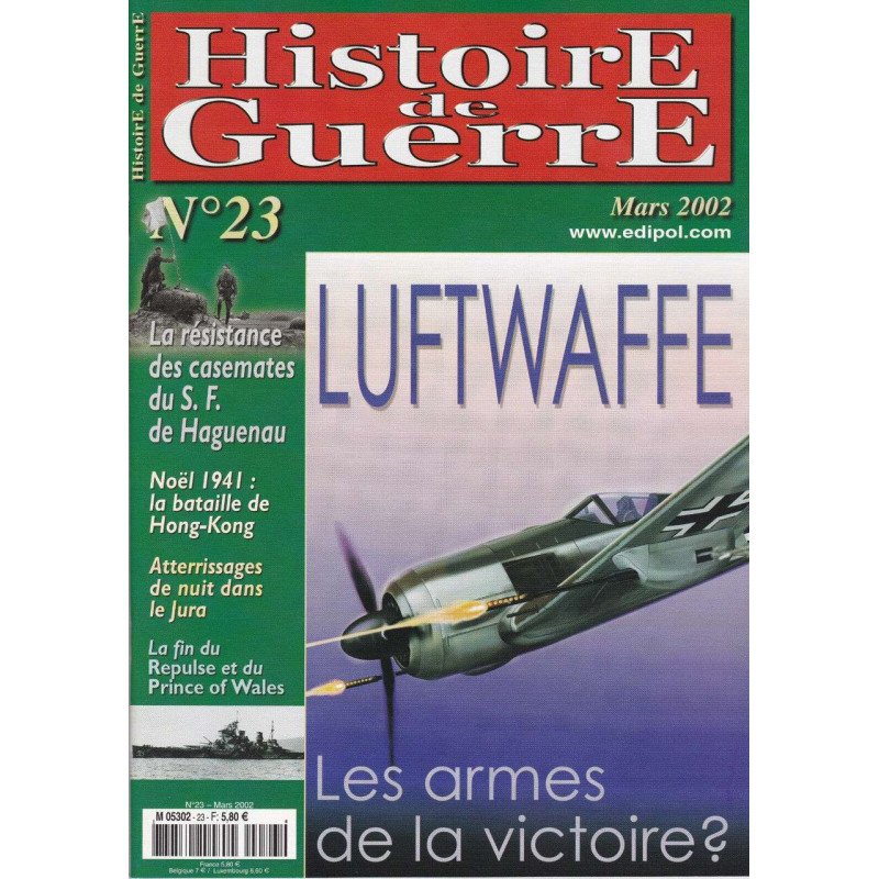 Histoire de Guerre n 23 Mars 2002 La luftwaffe les armes de La...