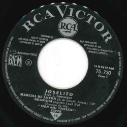 Chansons Du Film "Mon Ami Joselito"