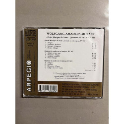 mozart Petite Musique de nuit Quatuors 387 et KV 421 - arpège CD