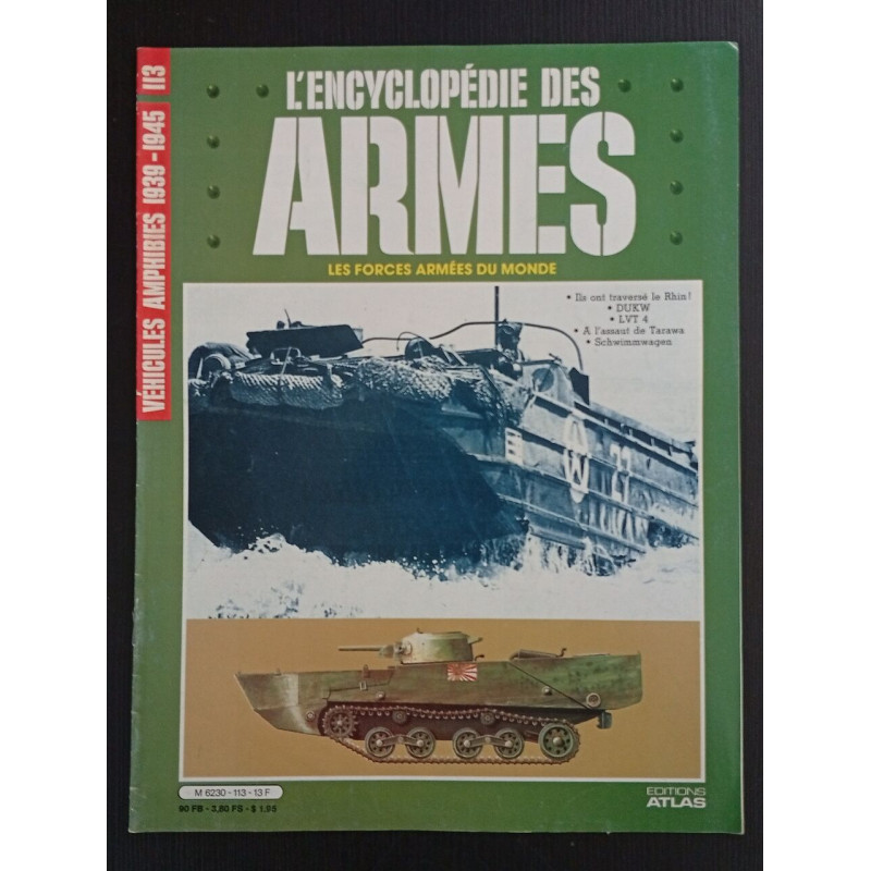 Revue Atlas - L'encyclopédie des armes N° 113