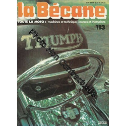 Revue LA BECANE toute la moto n° 113