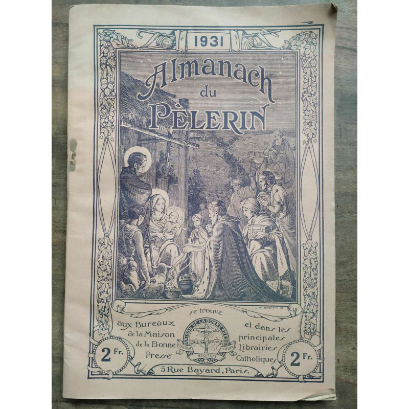 Almanach du pèlerin 1931 Maison de la Bonne presse 1930