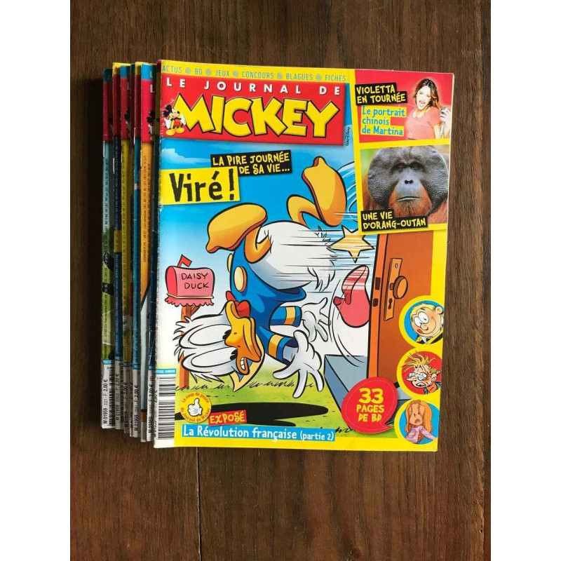 Le Journal de Mickey N° 3268 3295s 3390 3391 3265 3267 3260s 3428s...