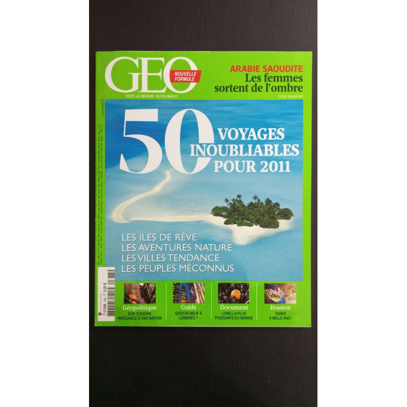 Revue Géo Magazine N° 383