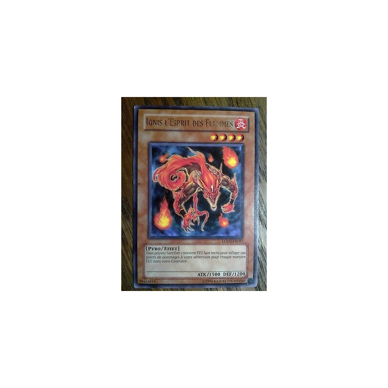 Ignis l'Esprit des Flammes LODT-FR087 Yu-Gi-Oh