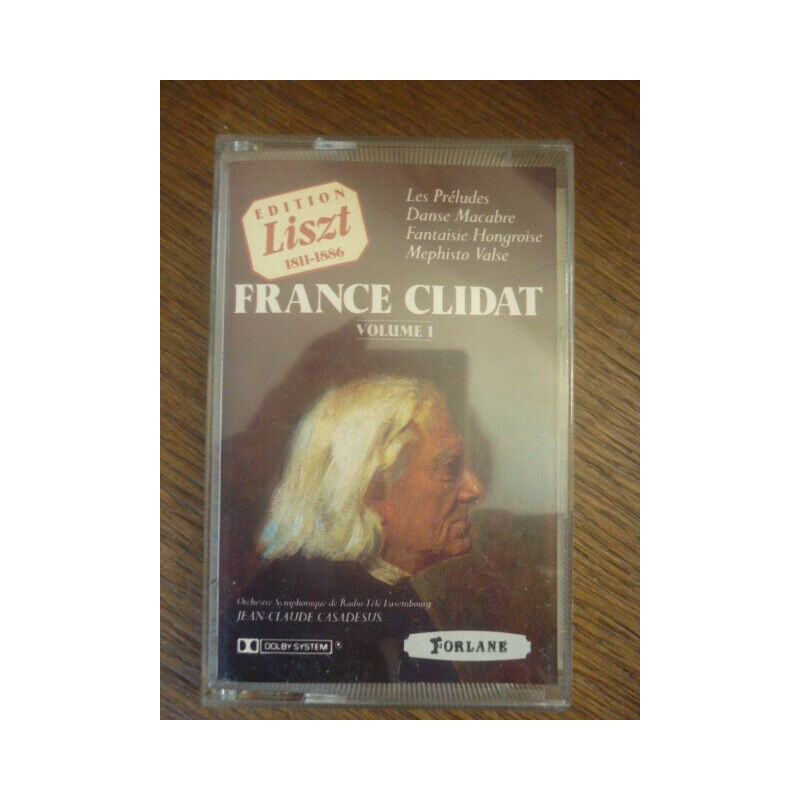 Liszt-France Clidat Volume 1 Les Préludes Danse Mac Cassette...