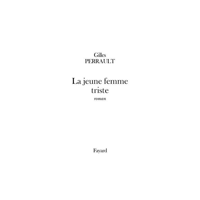 La jeune femme triste