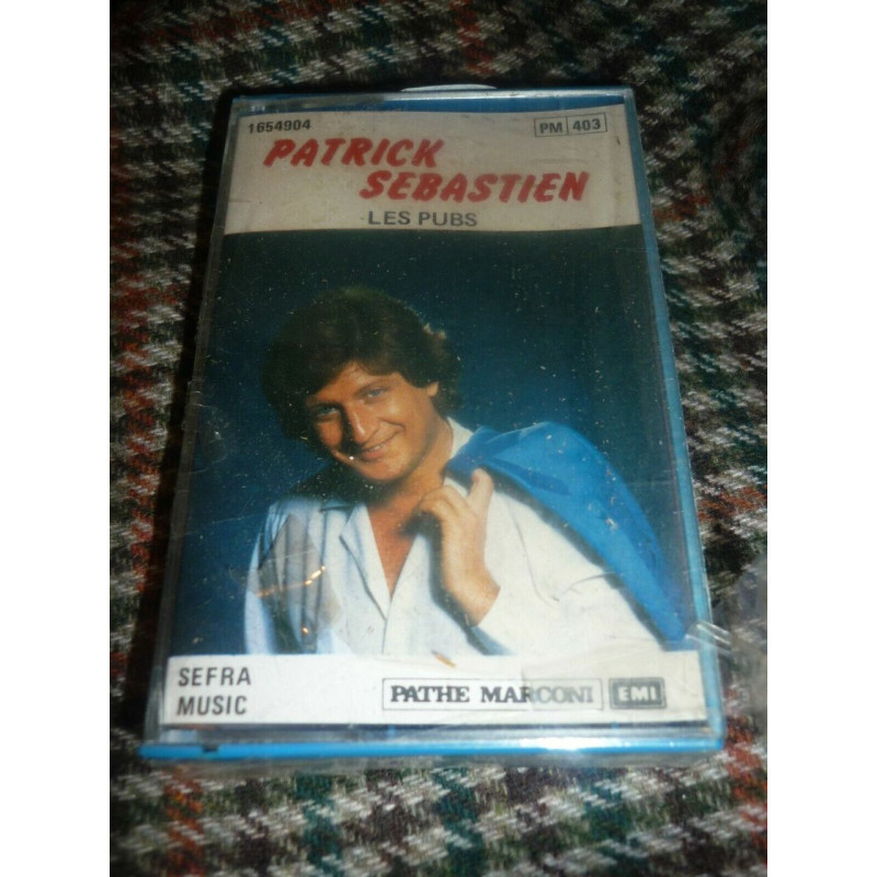 Patrick Sébastien Les Pubs Cassette Audio-K7 EMI-Sefra Music 1654904