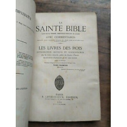 m l'Abbé Clair La Sainte Bible Les Livres des Rois t 1 Lethielleux