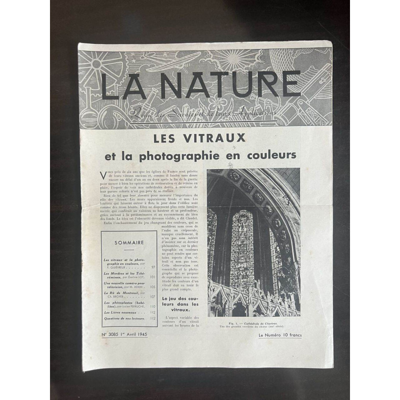 La Nature Nº3085 / Avril 1945