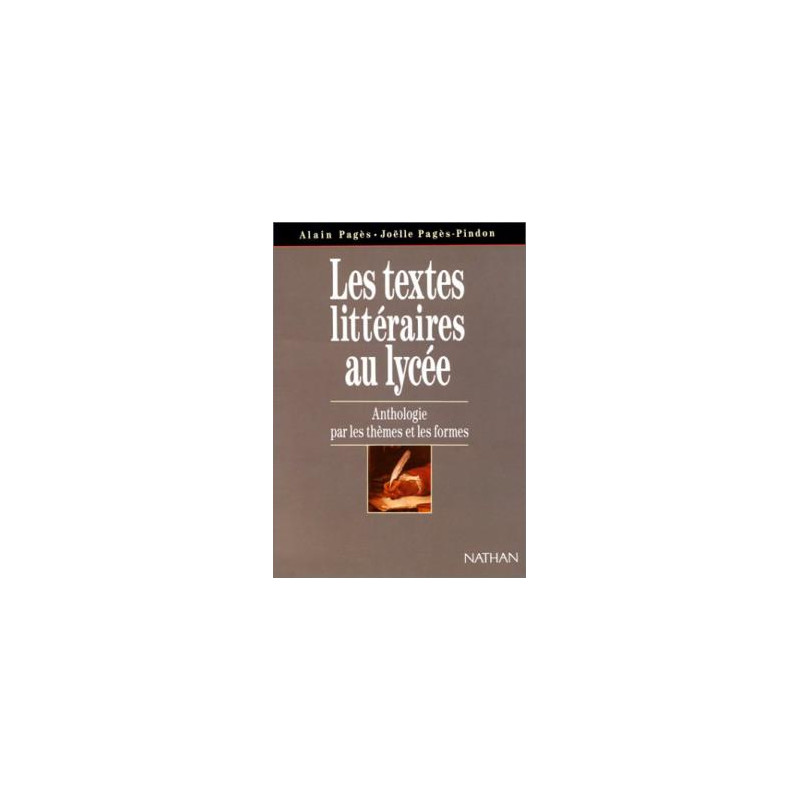 Les textes litteraires au lycee2nde / 1ere (SPECIMEN)