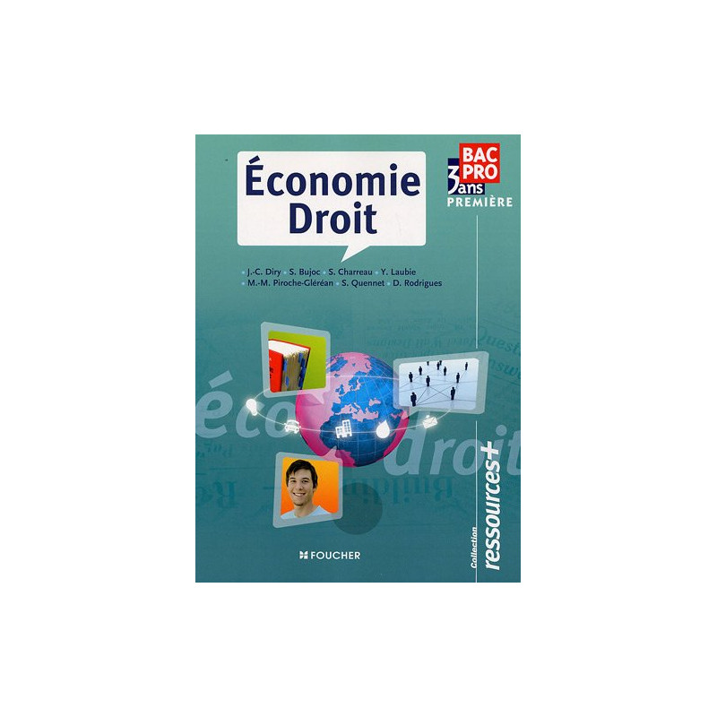 Economie Droit 1re Bac Pro Ressources+