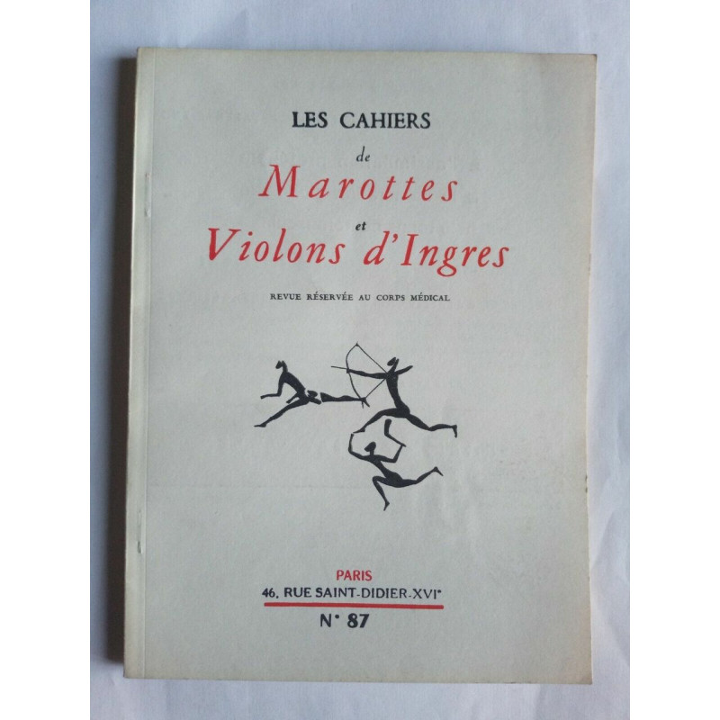 Les Cahiers de Marottes Violons d'Ingres Nº 87 1969