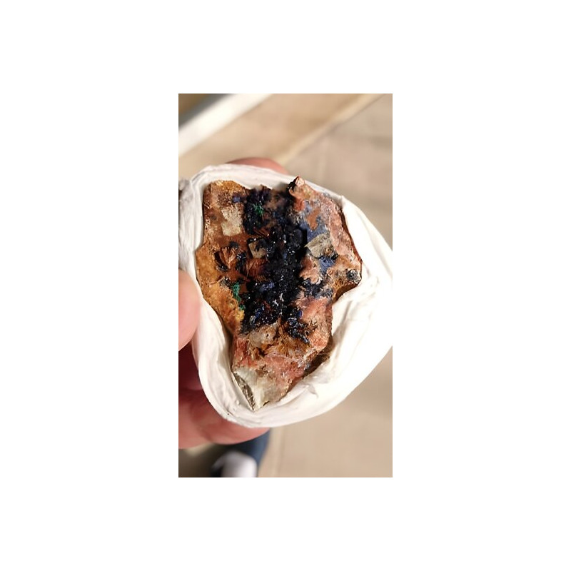 Petite combinaison Fluorine azurite malachite Maroc AZ1 125grammes...