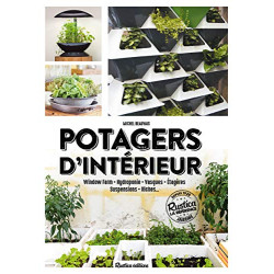 Potagers d'intérieur : Window Farm hydroponie vasques étageres...
