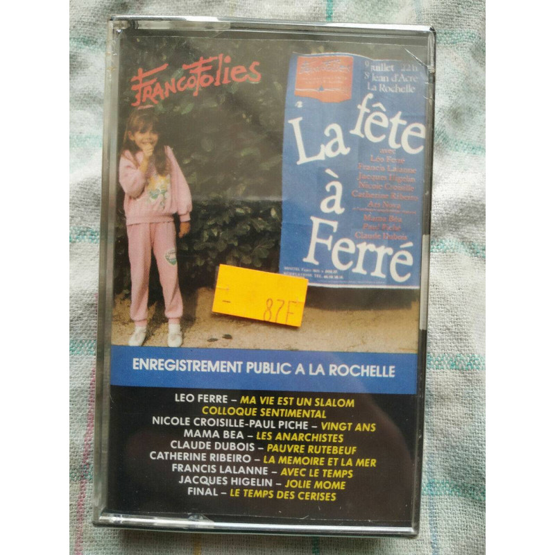 FrancoFolies La fête à Ferré Cassette Audio-K7 NEUVE SOUS BLISTER