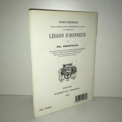 Séréville NOTICE HISTORIQUE SUR LA LEGION D'HONNEUR reprint Lacour
