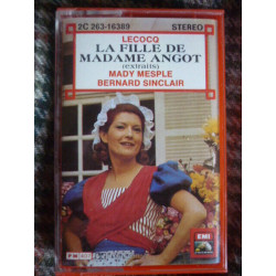 LECOCQ LA FILLE DE MADAME ANGOT-extraits Cassette Audio-K7 EMI 2C...