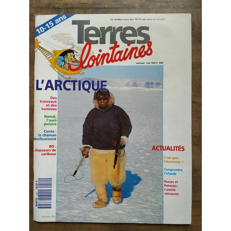 Terres lointaines n440 Mai 1992 L'Arctique