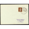 Allemagne n 706 Yv. cachet WW2 MASMÜNSTER Timbre Allemand Hitler...