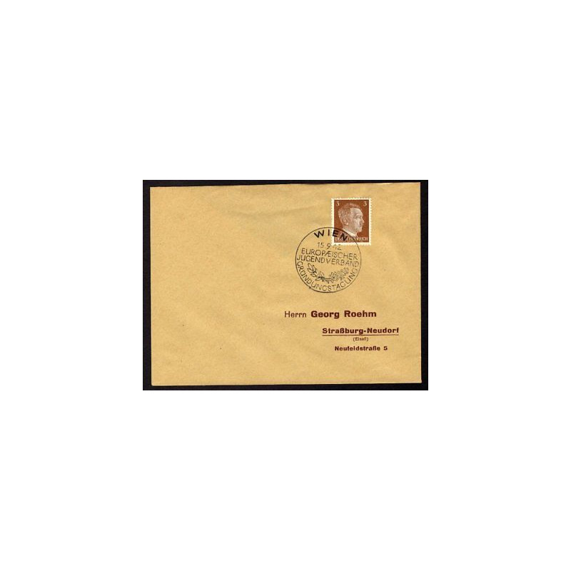 Allemagne n 706 Yv. cachet WW2 WIEN Timbre Allemand Hitler Mi n 782