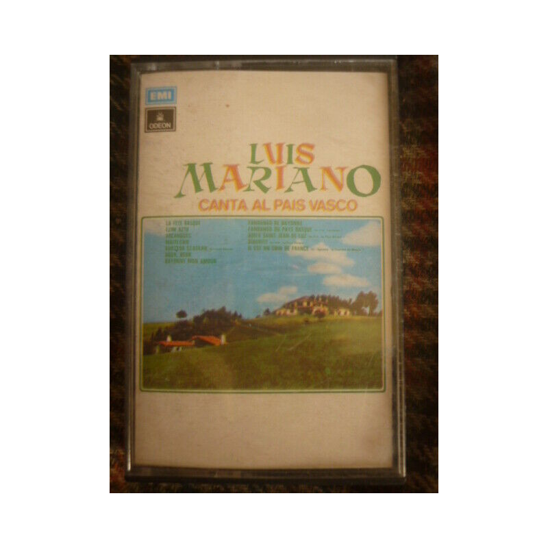 LUIS MARIANO CANTA AL PAIS VASCO Cassette Audio-K7 EMI 262 1114454