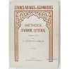 Méthode d'arabe littéral
