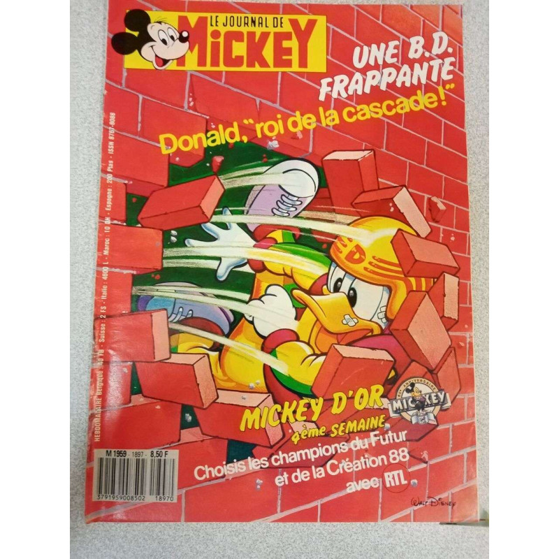 Le Journal de Mickey nº 1897 / Octobre 1988