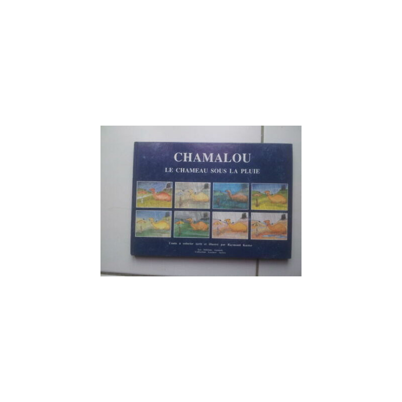 Chamalou Le Chameau Sous La Lluvia Cuento De à Colorier