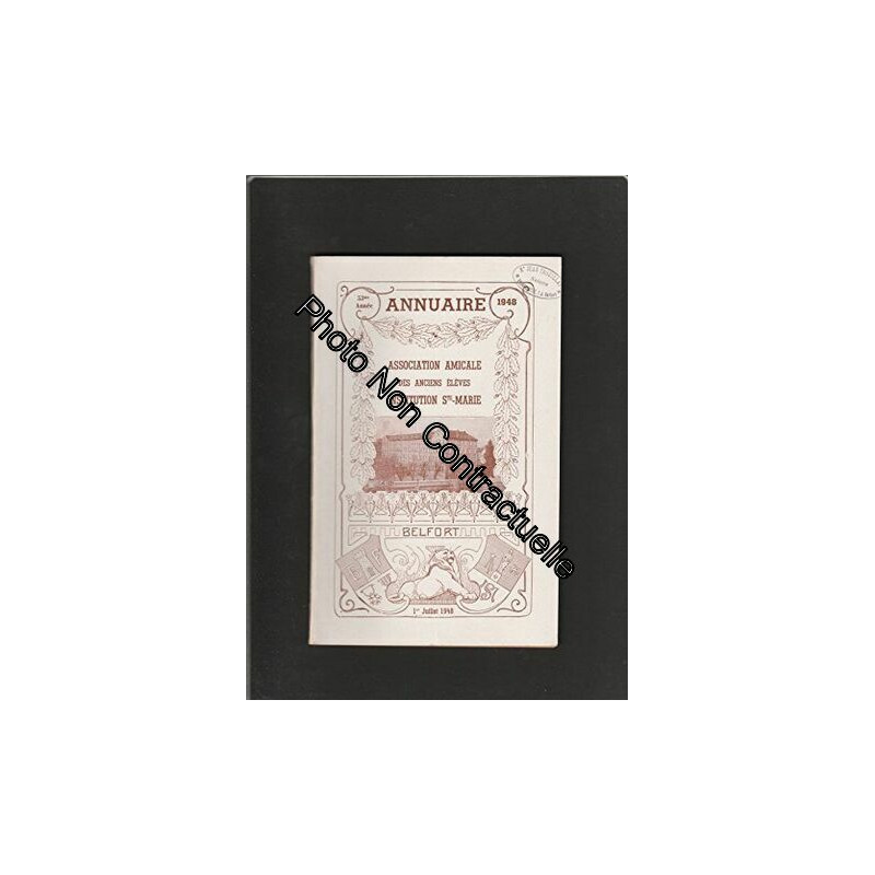 Annuaire 1948 de l'Association Amicale des anciens élèves de...