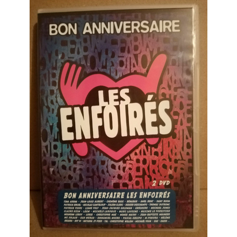 Bon anniversaire Les Enfoirés 2 DVD