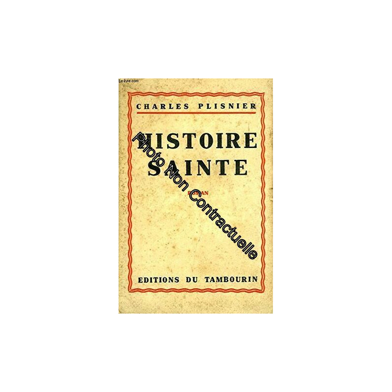HISTOIRE SAINTE