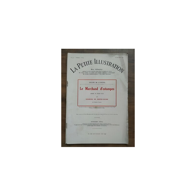 La Petite illustration n495 Théatre Nº264 13 Septembre 1930