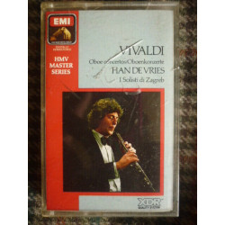 Vivaldi Oboe concertos-Han de Vries Cassette Audio-K7 EMI EG 290805-4