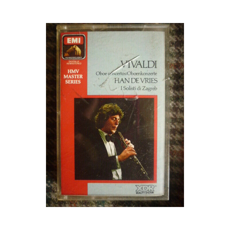 Vivaldi Oboe concertos-Han de Vries Cassette Audio-K7 EMI EG 290805-4
