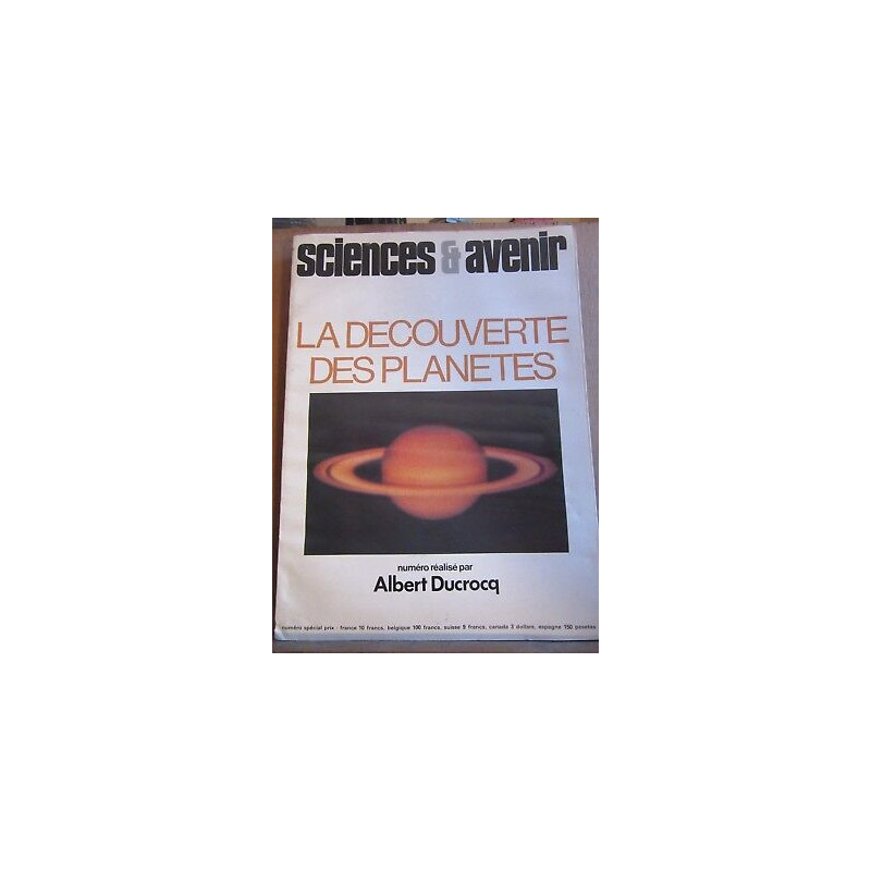 Sciences Avenir n spécial des planètes par