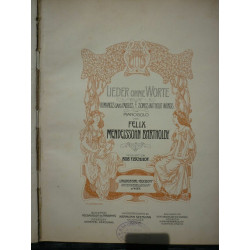 Lieder ohne worte-Romances sans paroles Universal