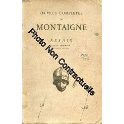 Essais Livre I Chap. I-Xxv