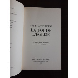 Des évêques disent : La foi de l'église