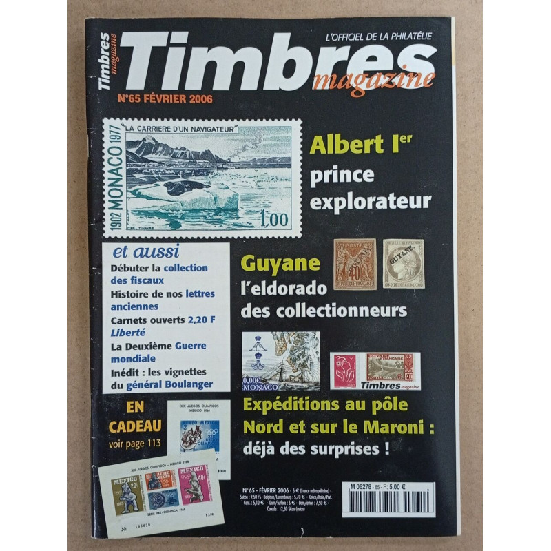 Revue Timbres Magazine N° 65