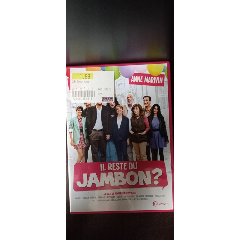 DVD - IL RESTE DU JAMBON ramzy Anne marivin Alex lutz