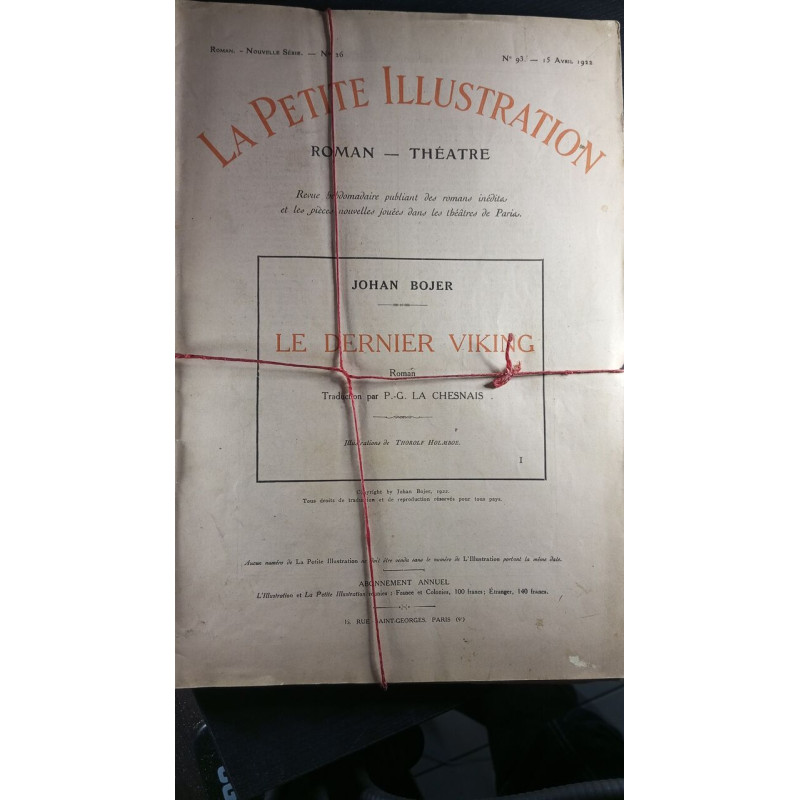 LOT DE REVUES LA PETITE ILLUSTRATION DU n°93 AU n°97