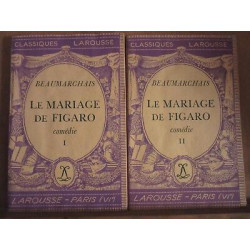 beaumarchais Le Mariage de figaro comédie Tomes I ii Classiques...
