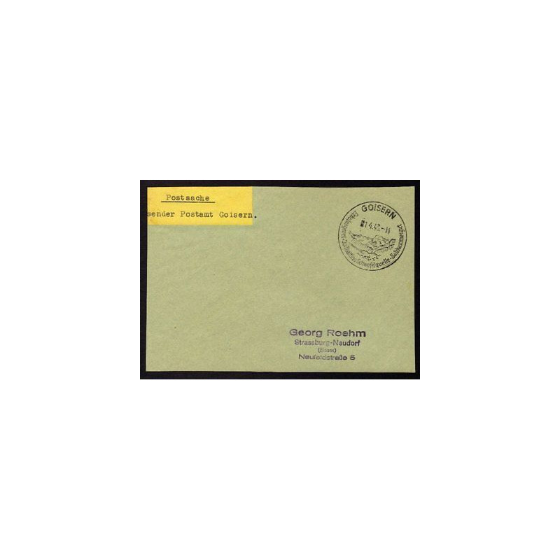 Postsache Absender Postamt GOISERN du 010443