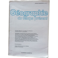 Geographie du temps present / 1( a b s