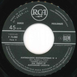 Anthologie Guitaristique N°4 - Gavotte et Musette / Tango