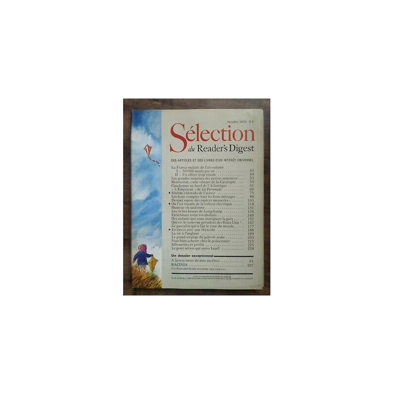 Sélection du Reader's Digest Octobre 1974