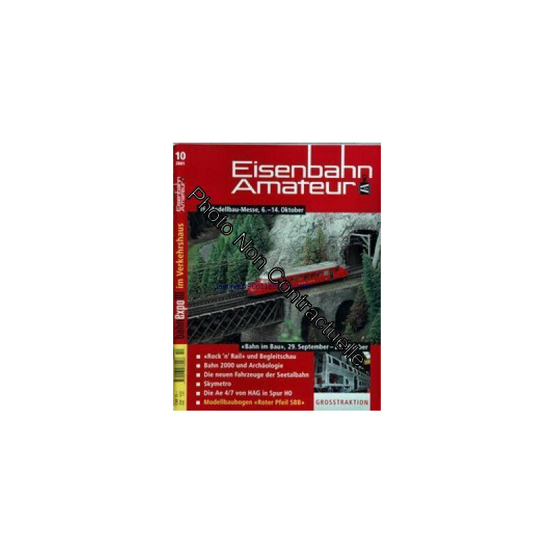EISENBAHN AMATEUR du 01/10/2001 - ROCK'N'RAIL UND BEGLEISTSCHAU -...