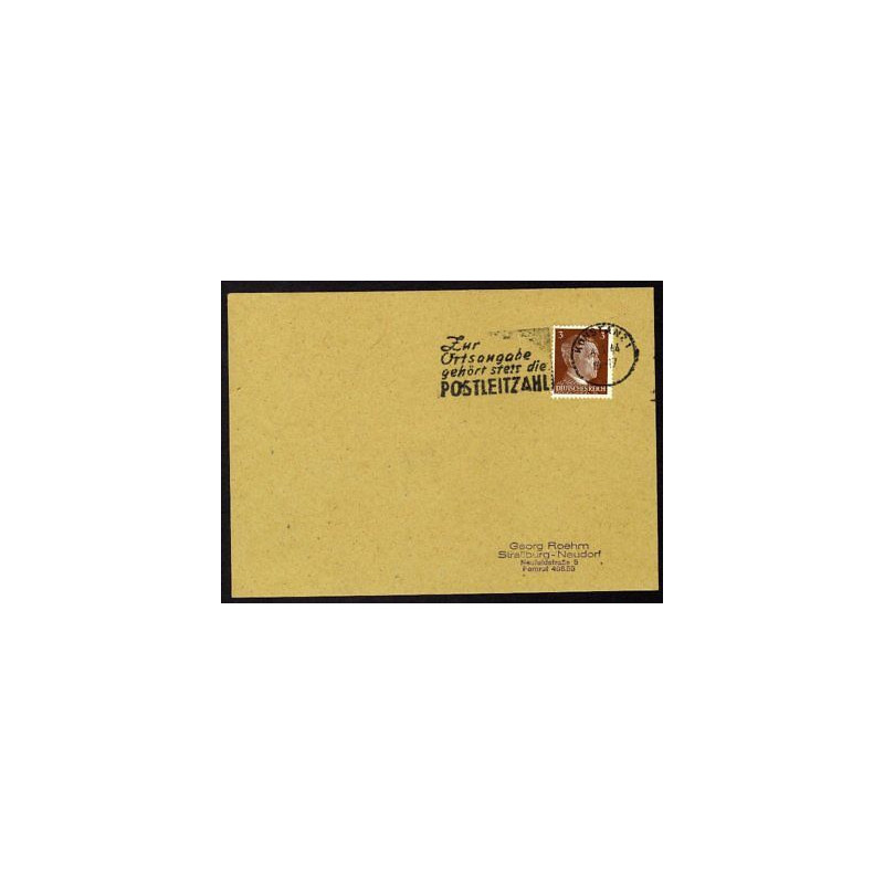 Allemagne n 706 Yv. flamme WW2 KONSTANZ 1 Timbre Allemand Hitler...