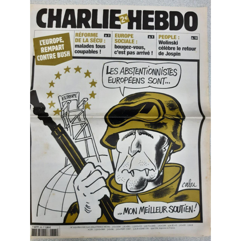 Revue Charlie Hebdo n° 625